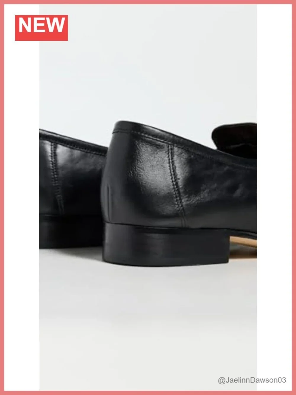 Leather Slip-On Loafers with Scrunched Detail